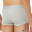 Quần lót nam Calvin Klein NB3947 CK Black Logo Jacquard Low Rise Trunk Jura Grey